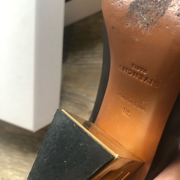 Givenchy triangle mules size 38 100% calf - Picture 7 of 15